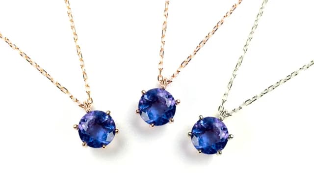 フローライトのネックレス